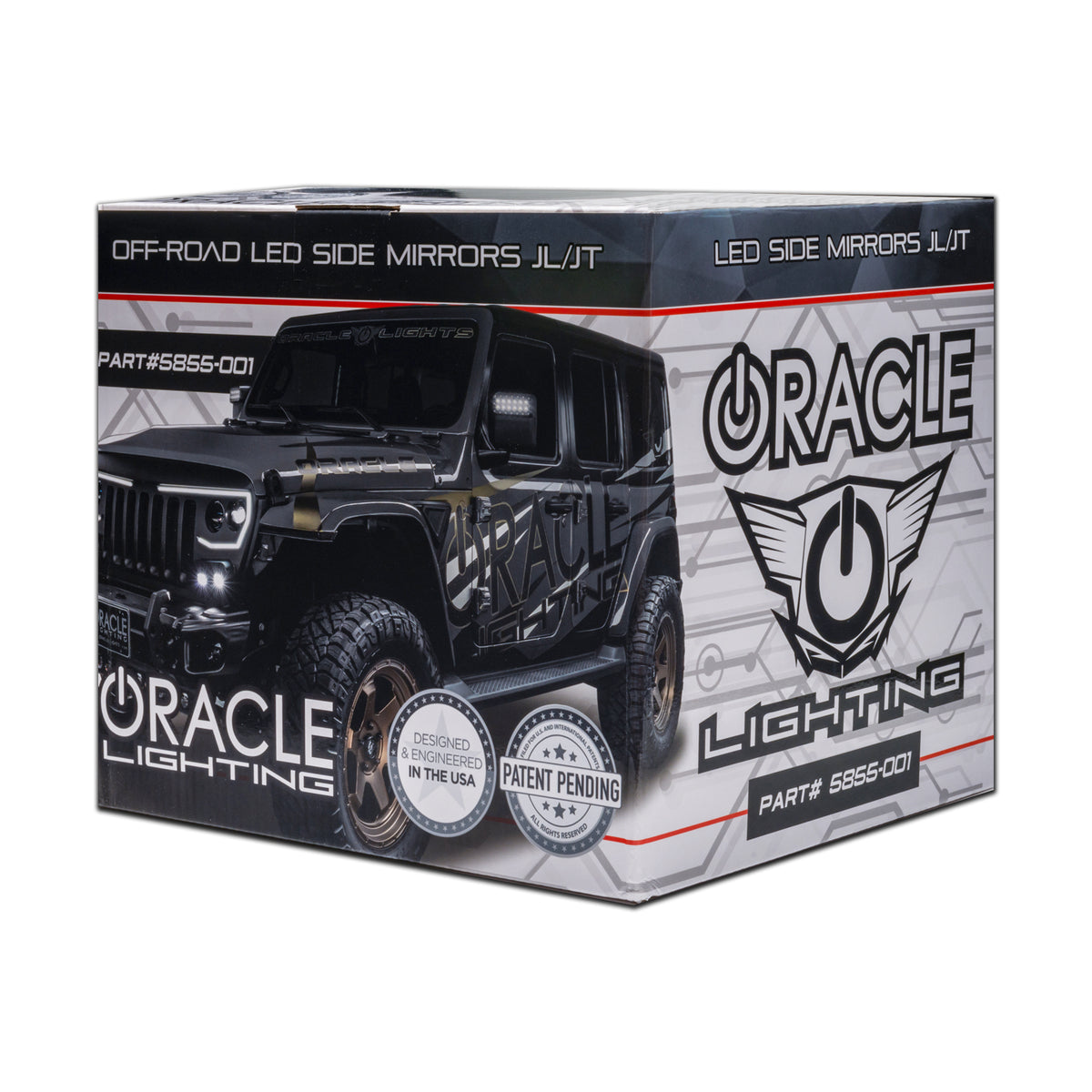 Oracle Lighting 5855-001 2018-2025 Jeep Wrangler Door Mirror