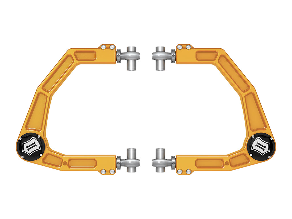 ICON Vehicle Dynamics 58552GDJ - 24-25 TACOMA/24-25 LC250/24-25 GX550/25 T4R BILLET UCA DJ PRO KIT GOLD ANO 5