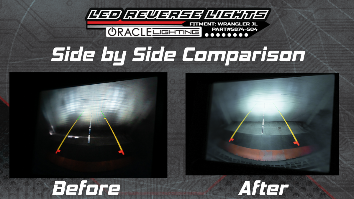 Oracle Lighting 5874-504 2018-2025 Jeep Wrangler Back Up Light Set