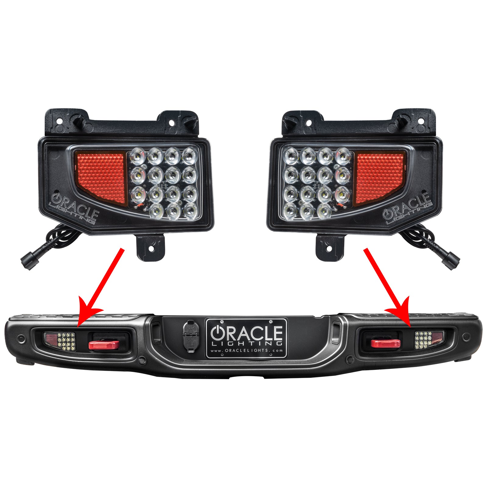 Oracle Lighting 5878-504 2023-2025 Jeep Wrangler Back Up Light Set