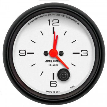 AutoMeter 5885 - GAUGE, CLOCK, 2 5/8", 12HR, ANALOG, PHANTOM 4