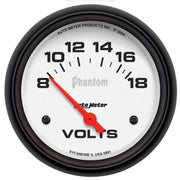 AutoMeter 5891 - GAUGE, VOLTMETER, 2 5/8", 18V, ELECTRIC, PHANTOM 3