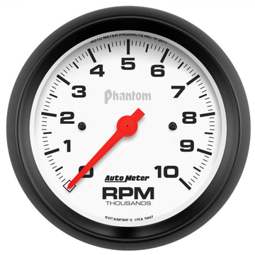 AutoMeter 5897 - GAUGE, TACHOMETER, 3 3/8", 10K RPM, IN-DASH, PHANTOM 3