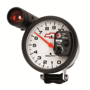 AutoMeter 5899-00406 - GAUGE, TACH, 5", 10K RPM, PEDESTAL W/ EXT. SHIFT-LITE, CHEVY RED BOWTIE, WHITE 4