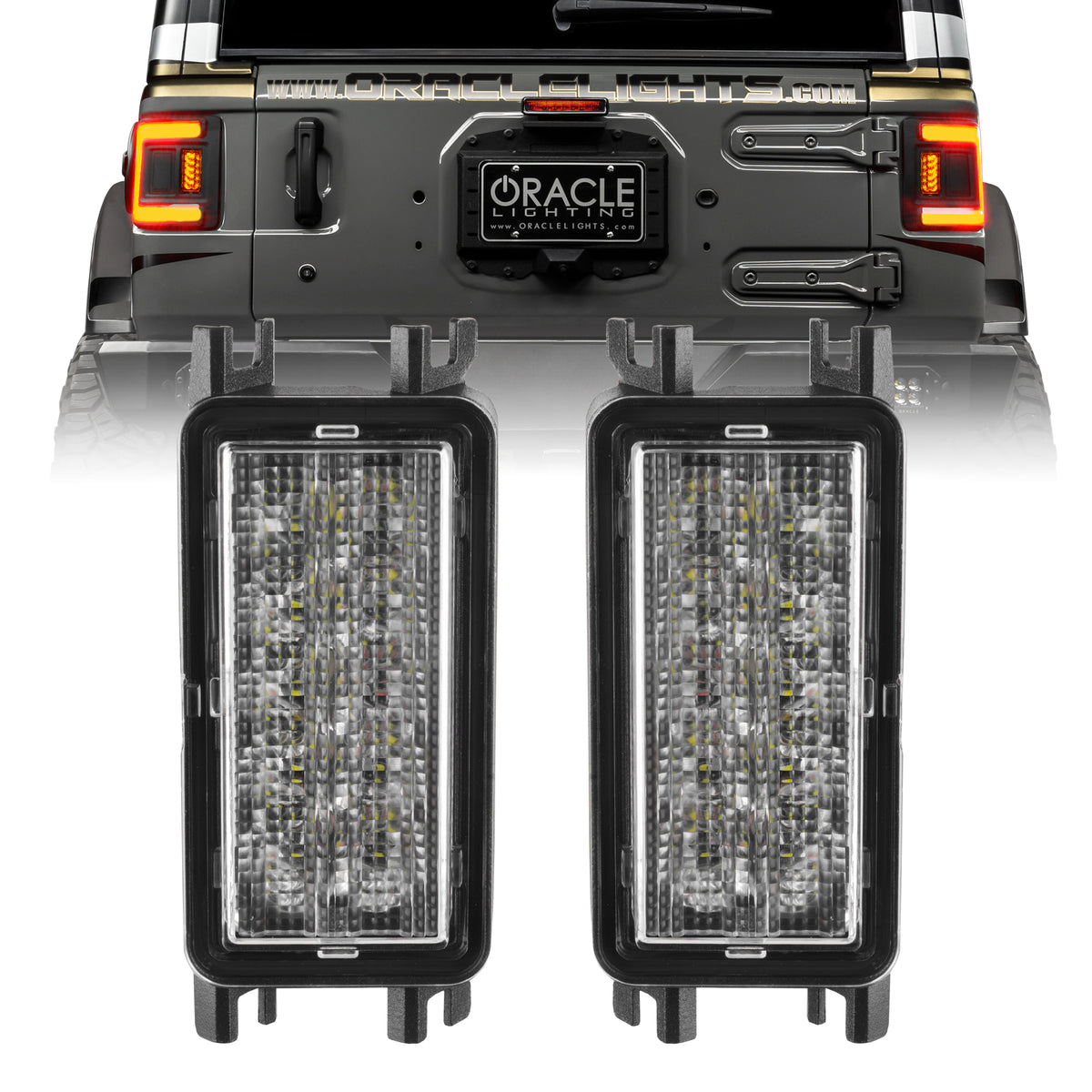 Oracle Lighting 5915-JL-023 2018-2025 Jeep Wrangler Back Up Light Set