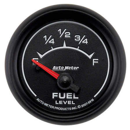AutoMeter 5916 - GAUGE, FUEL LEVEL, 2 1/16", 240OE TO 33OF, ELEC, ES 3