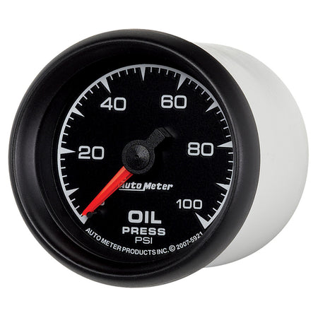 AutoMeter 5921 - GAUGE, OIL PRESSURE, 2 1/16", 100PSI, MECHANICAL, ES 4
