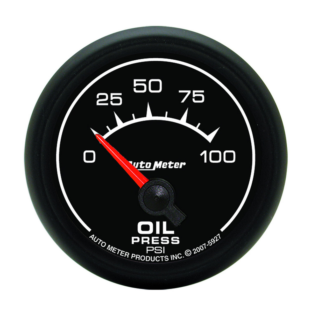AutoMeter 5927 - GAUGE, OIL PRESSURE, 2 1/16", 100PSI, ELECTRIC, ES 3