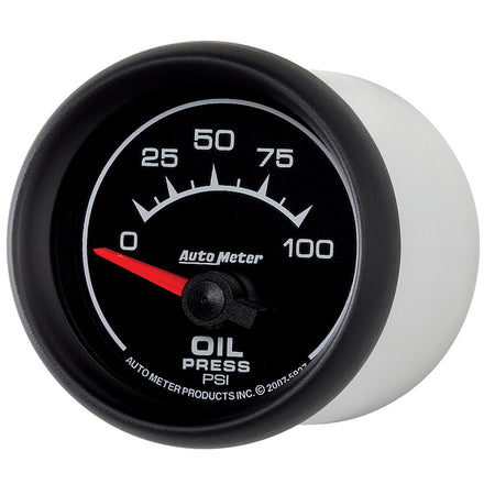 AutoMeter 5927 - GAUGE, OIL PRESSURE, 2 1/16", 100PSI, ELECTRIC, ES 4