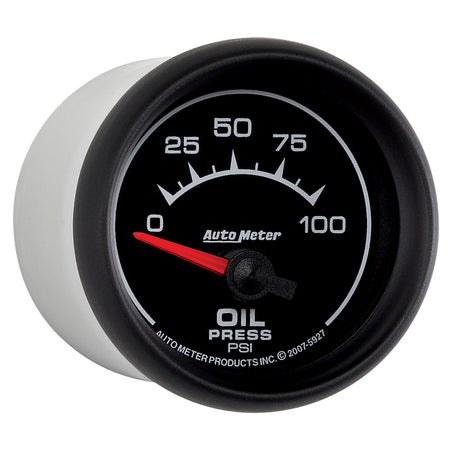 AutoMeter 5927 - GAUGE, OIL PRESSURE, 2 1/16", 100PSI, ELECTRIC, ES 5