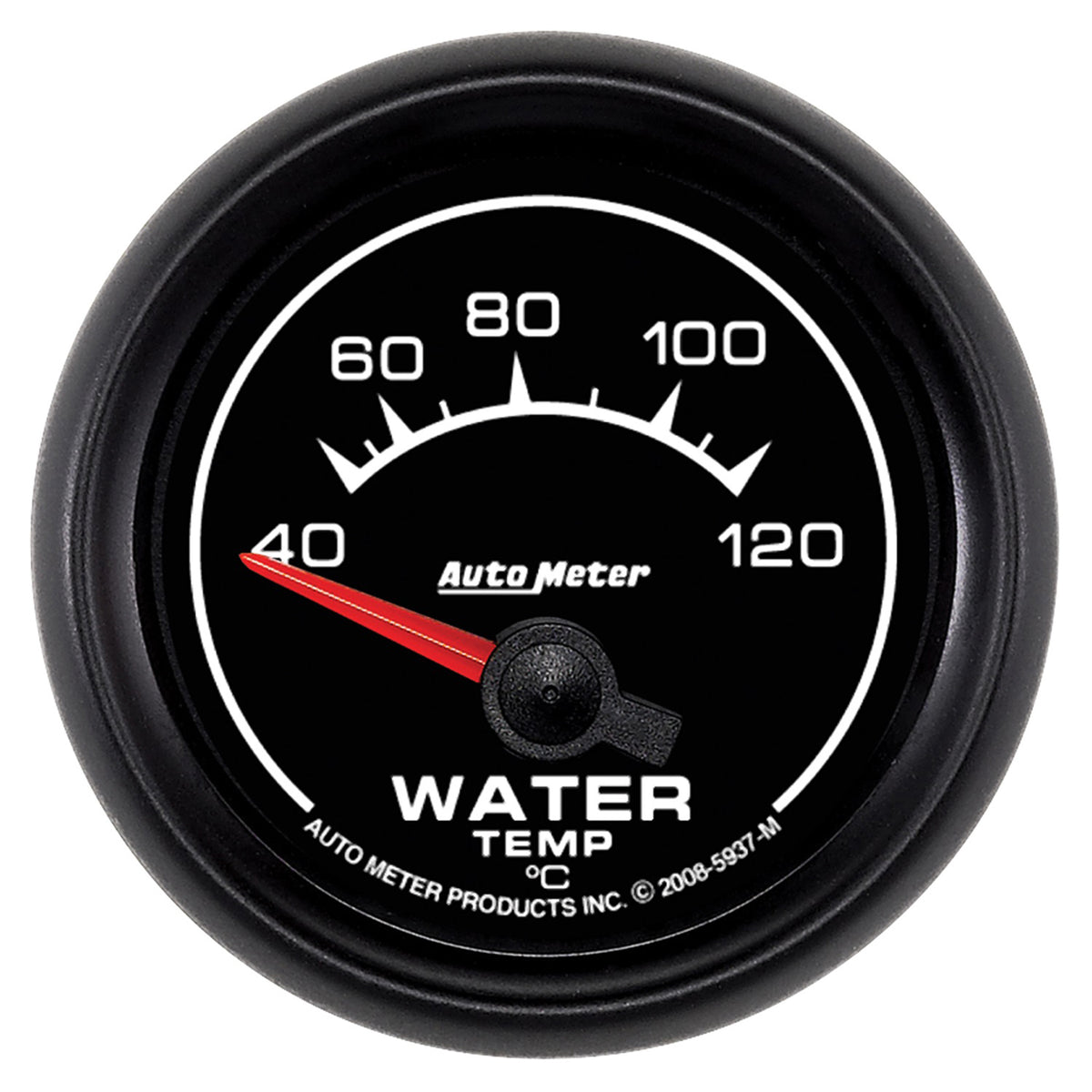 AutoMeter 5937-M - GAUGE, WATER TEMP, 2 1/16", 40-120?F, ELECTRIC, ES 5