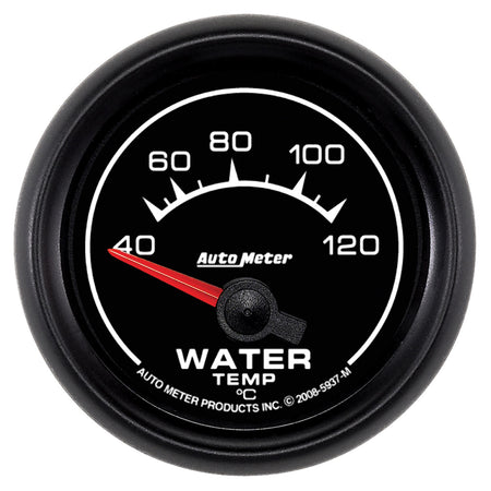 AutoMeter 5937-M - GAUGE, WATER TEMP, 2 1/16", 40-120?F, ELECTRIC, ES 5