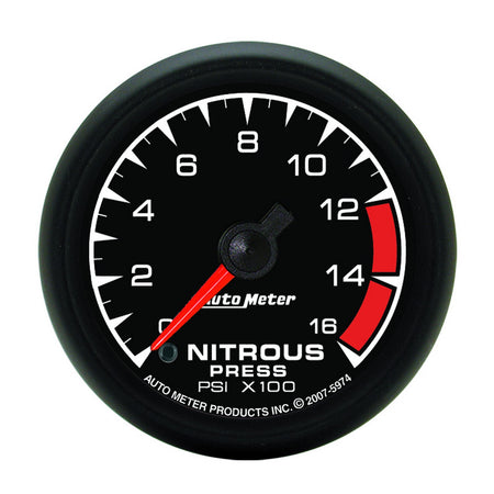 AutoMeter 5974 - GAUGE, NITROUS PRESSURE, 2 1/16", 1600PSI, DIGITAL STEPPER MOTOR, ES 3