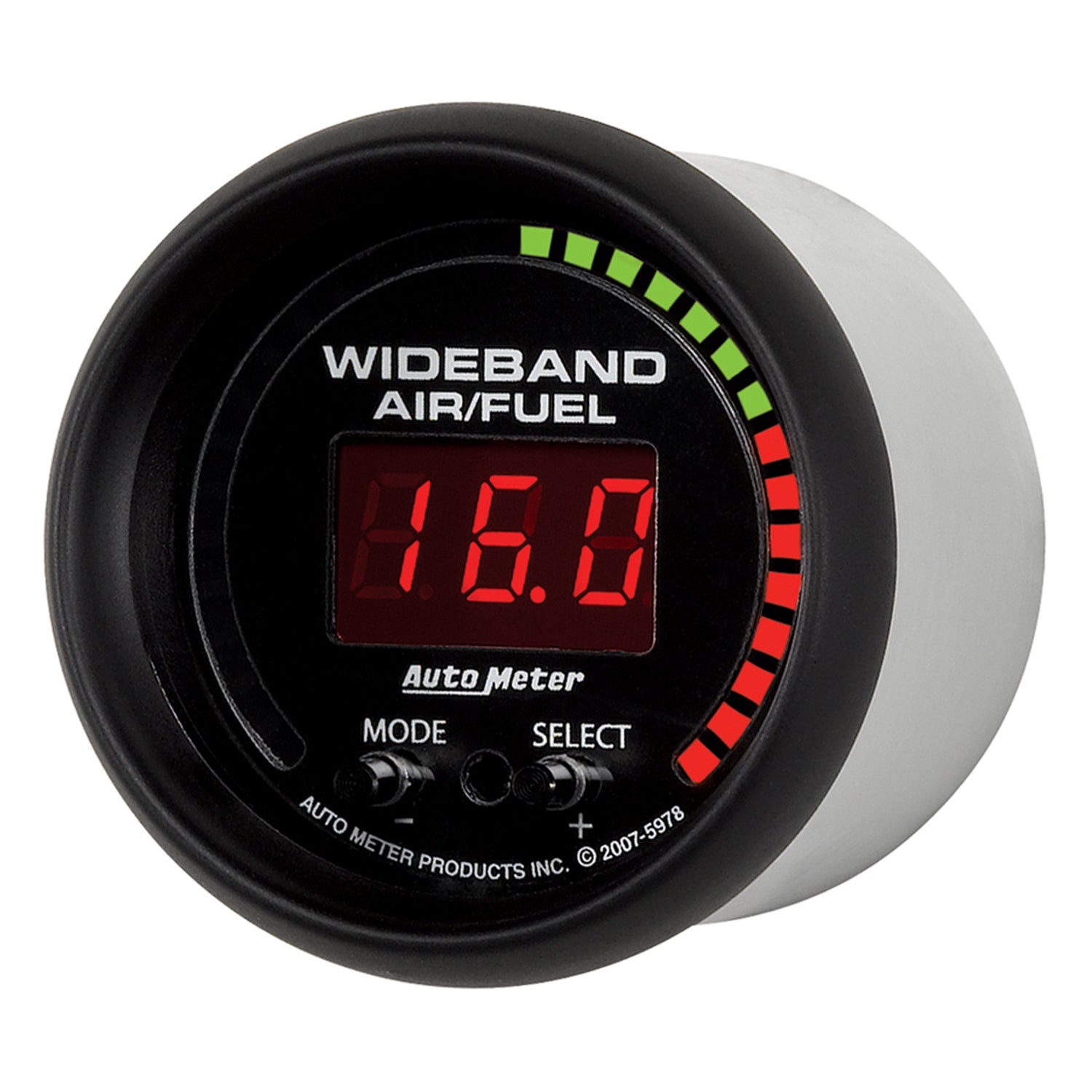 AutoMeter 5978 - GAUGE, AIR/FUEL RATIO-PRO, 2 1/16", 10:1-20:1, DIGITAL W/ PEAK & WARN, ES 4