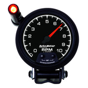 AutoMeter 5990 - GAUGE, TACHOMETER, 3 3/4", 10K RPM, PEDESTAL W/ EXT. QUICK-LITE, ES 3