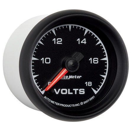 AutoMeter 5991 - GAUGE, VOLTMETER, 2 1/16", 18V, DIGITAL STEPPER MOTOR, ES 5