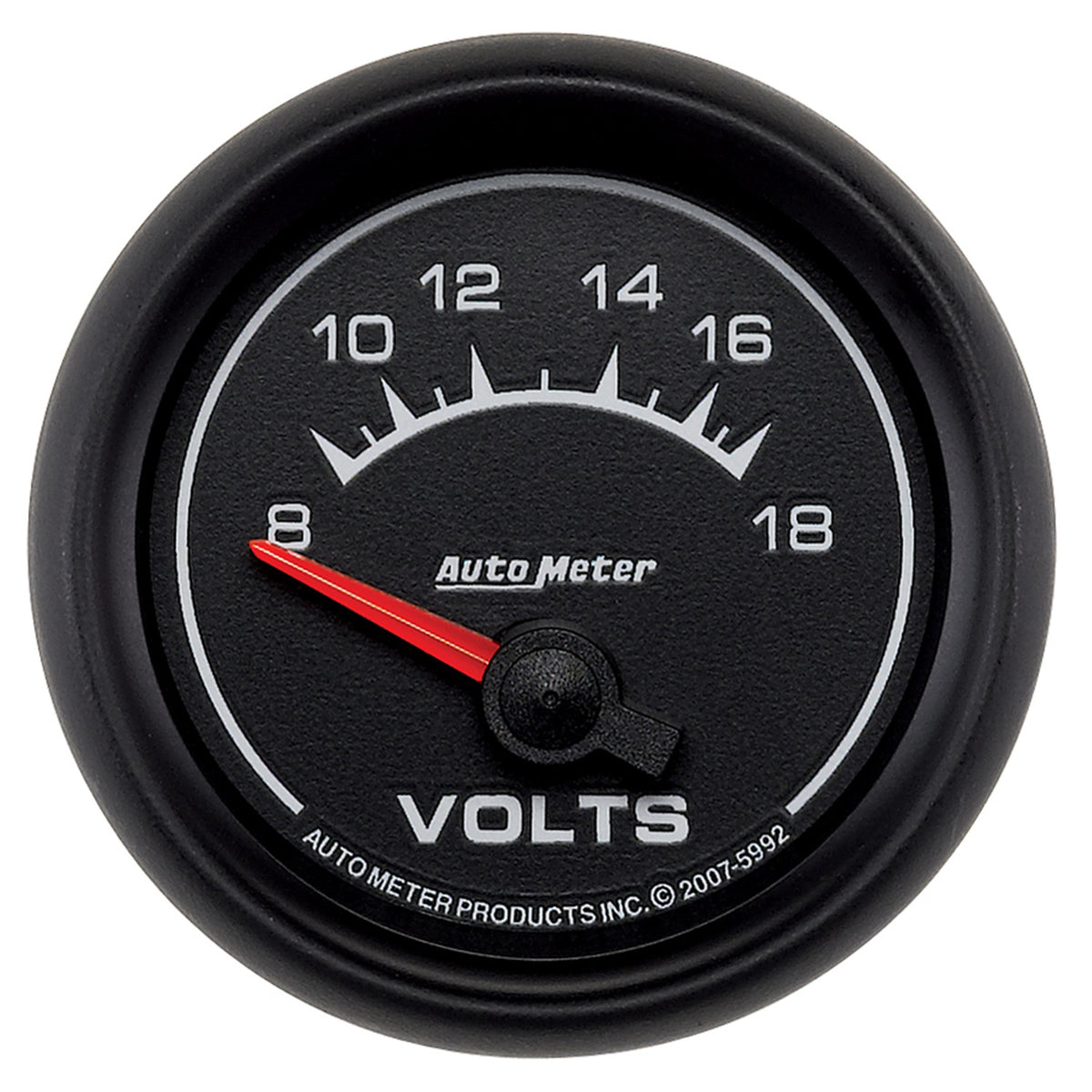 AutoMeter 5992 - GAUGE, VOLTMETER, 2 1/16", 18V, ELECTRIC, ES 3