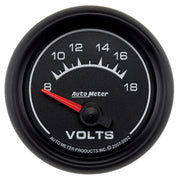AutoMeter 5992 - GAUGE, VOLTMETER, 2 1/16", 18V, ELECTRIC, ES 3