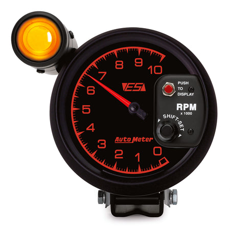 AutoMeter 5999 - GAUGE, TACHOMETER, 5", 10K RPM, PEDESTAL W/ EXT. SHIFT-LITE, ES 5