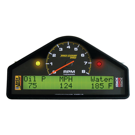 AutoMeter 6002 - STREET DASH DISPLAY, 8K RPM/MPH/OILP/OILT/WTMP/VOLT, PRO-COMP 3
