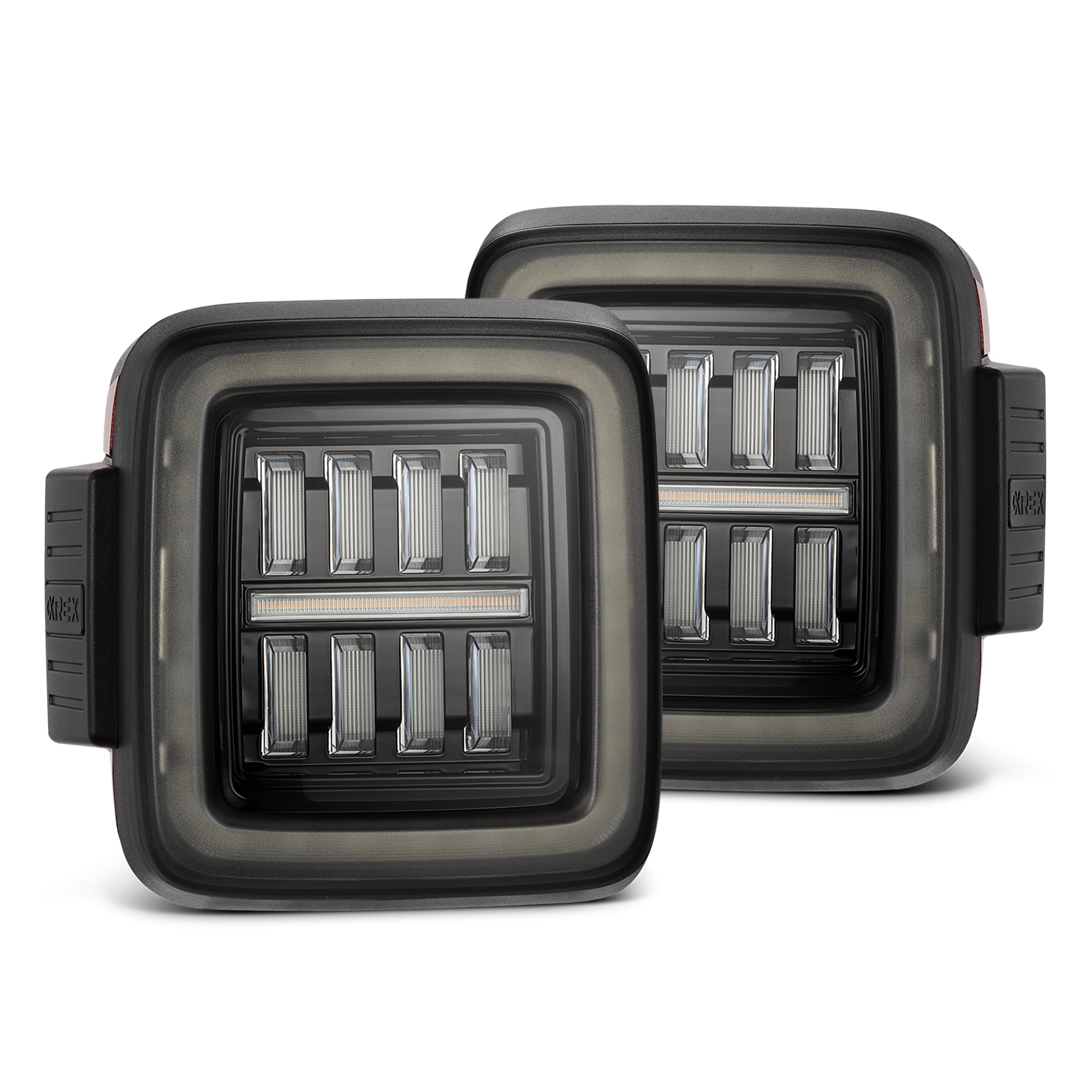 AlphaRex 602010 - Prismatic LED Taillights Jet Black 2