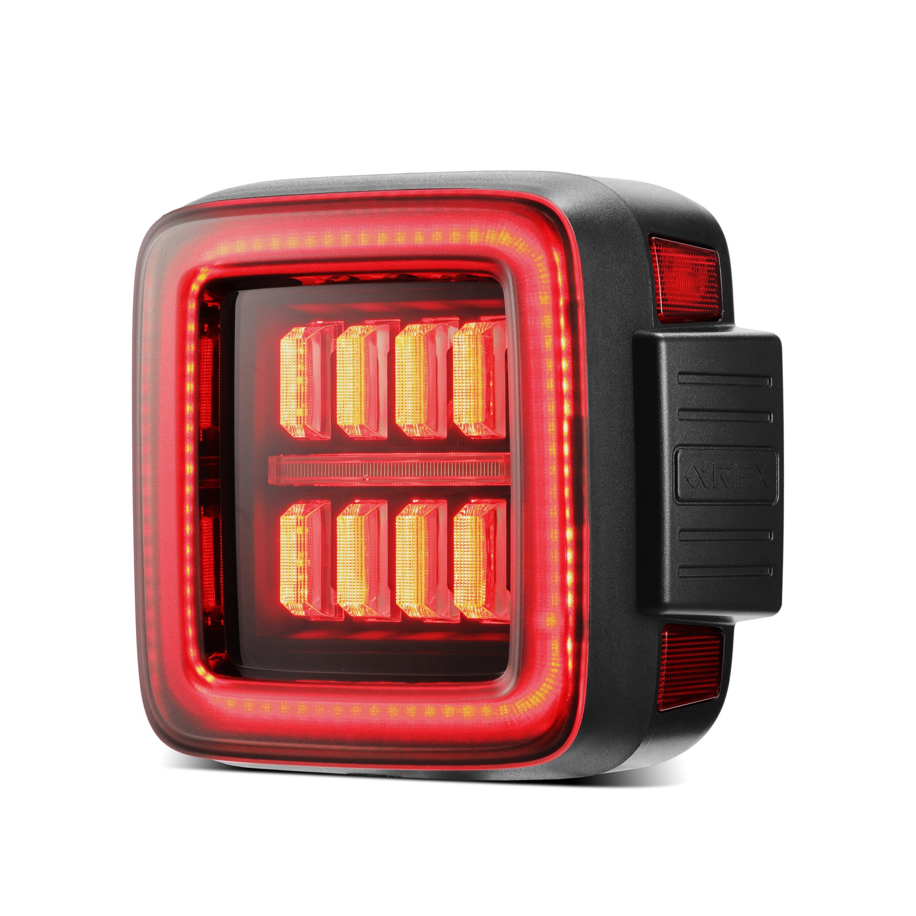 AlphaRex 602020 - Prismatic LED Taillights Black Red 4
