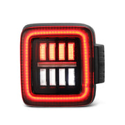 AlphaRex 602020 - Prismatic LED Taillights Black Red 5