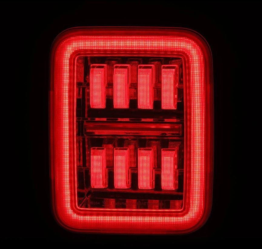 AlphaRex 602060 - Prismatic LED Taillights Chrome