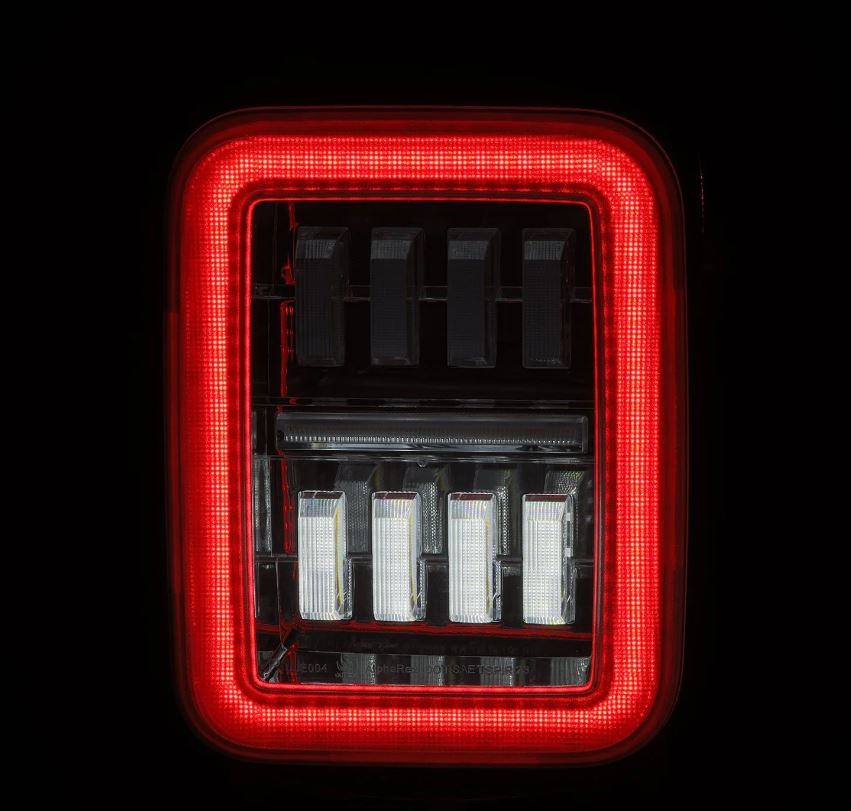 AlphaRex 602060 - Prismatic LED Taillights Chrome