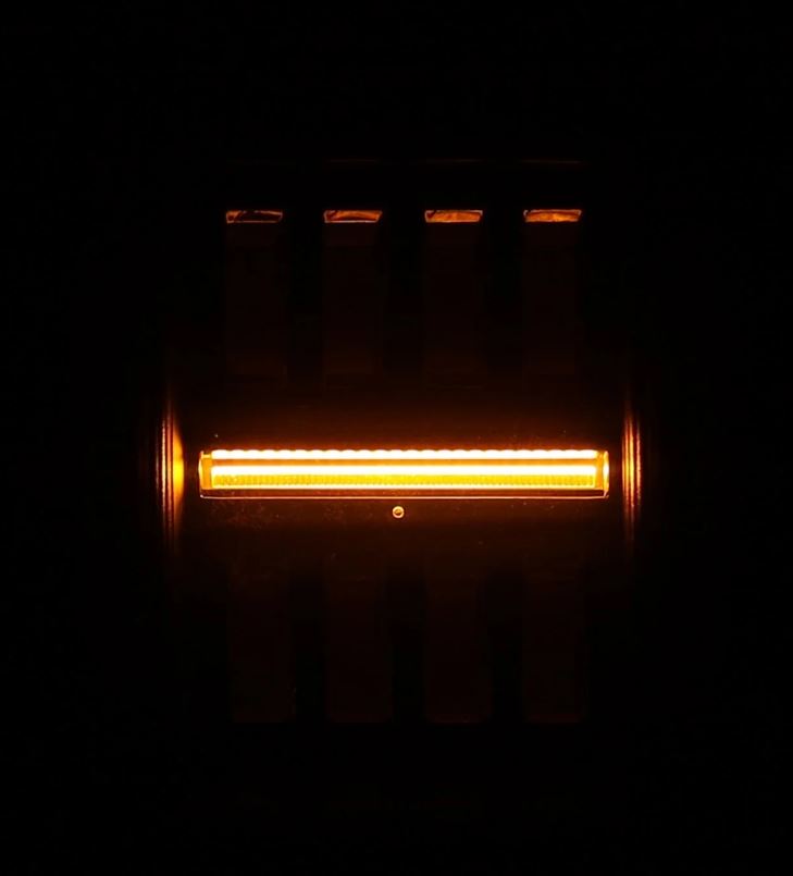 AlphaRex 602070 - Prismatic LED Taillights Black Red