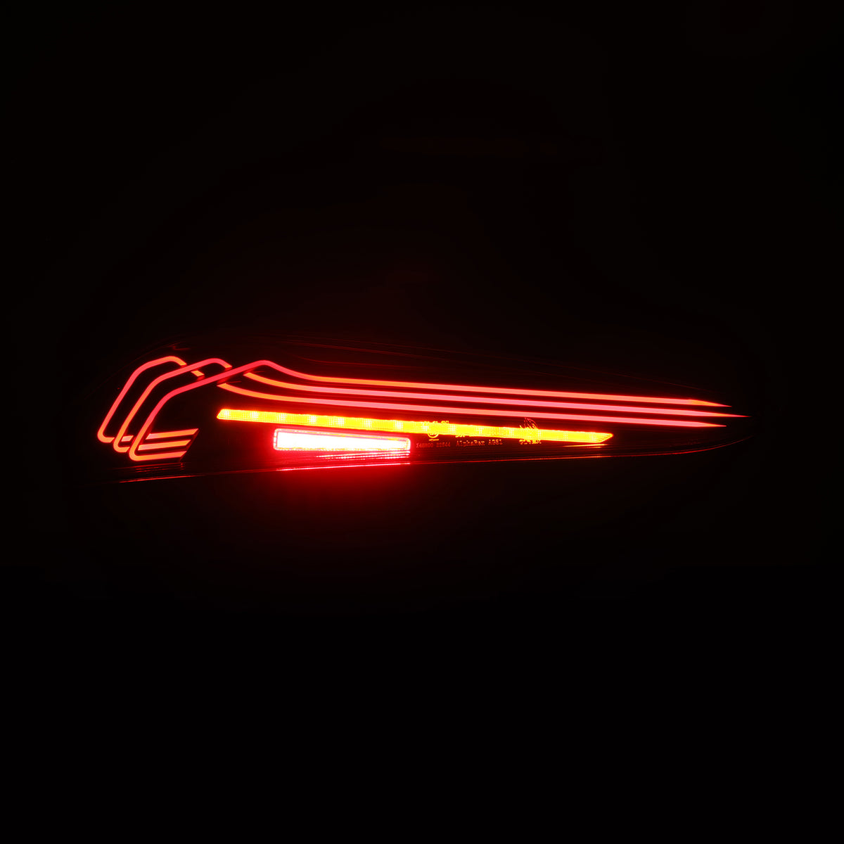 AlphaRex 609030 - LED Taillights Black Red 5