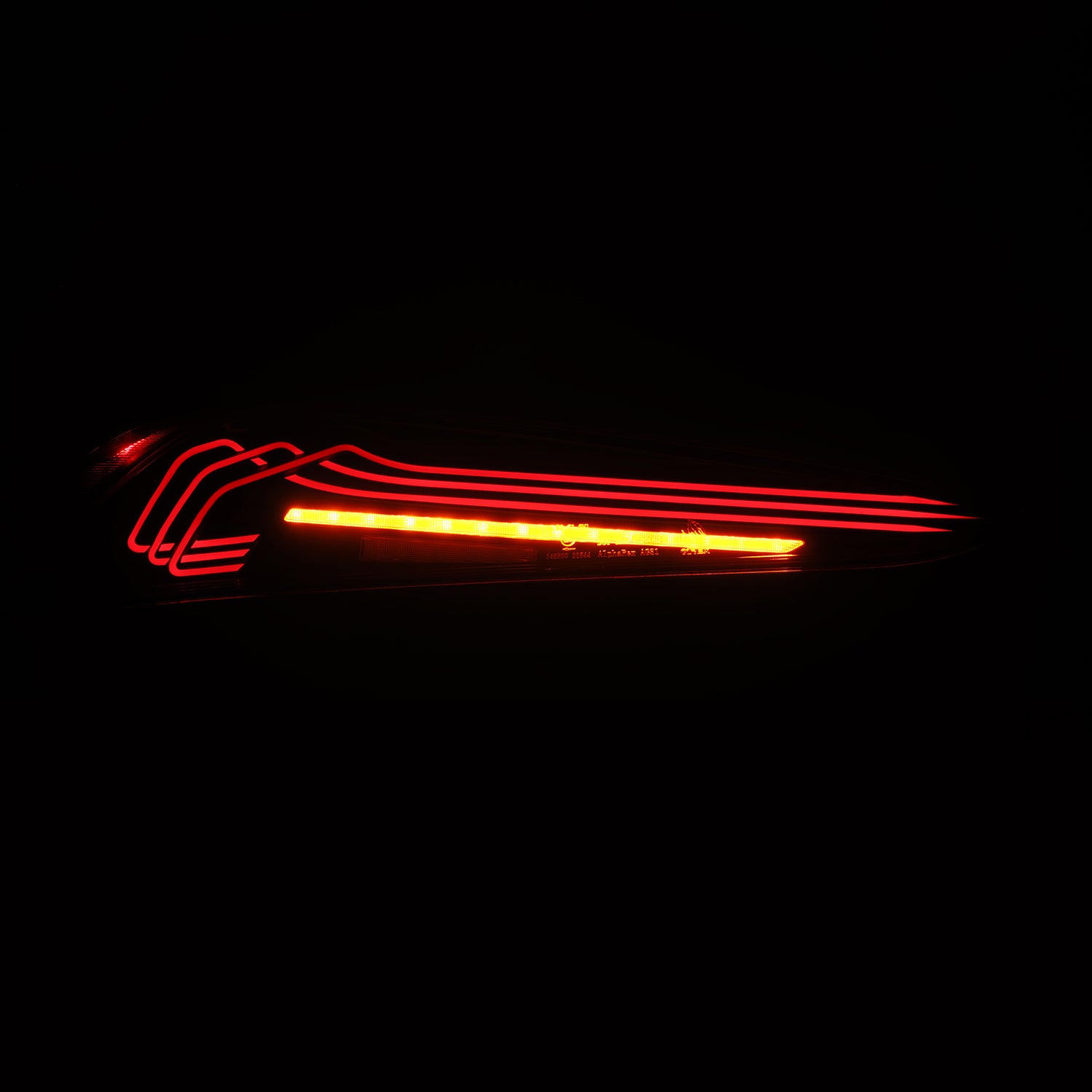 AlphaRex 609030 - LED Taillights Black Red