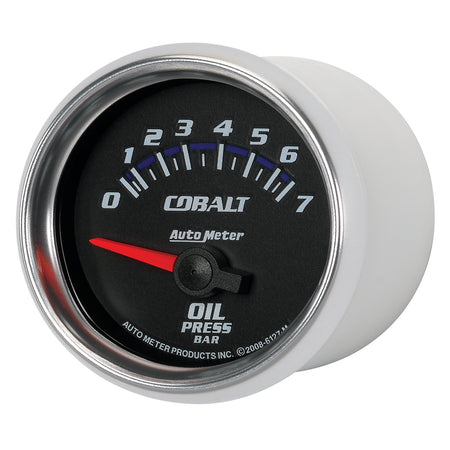 AutoMeter 6127-M - GAUGE, OIL PRESSURE, 2 1/16", 7BAR, ELECTRIC, COBALT 5
