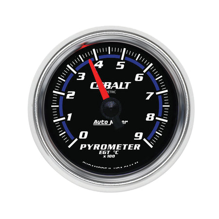 AutoMeter 6144 - GAUGE, PYROMETER (EGT), 2 1/16", 1600?F, DIGITAL STEPPER MOTOR, COBALT 4
