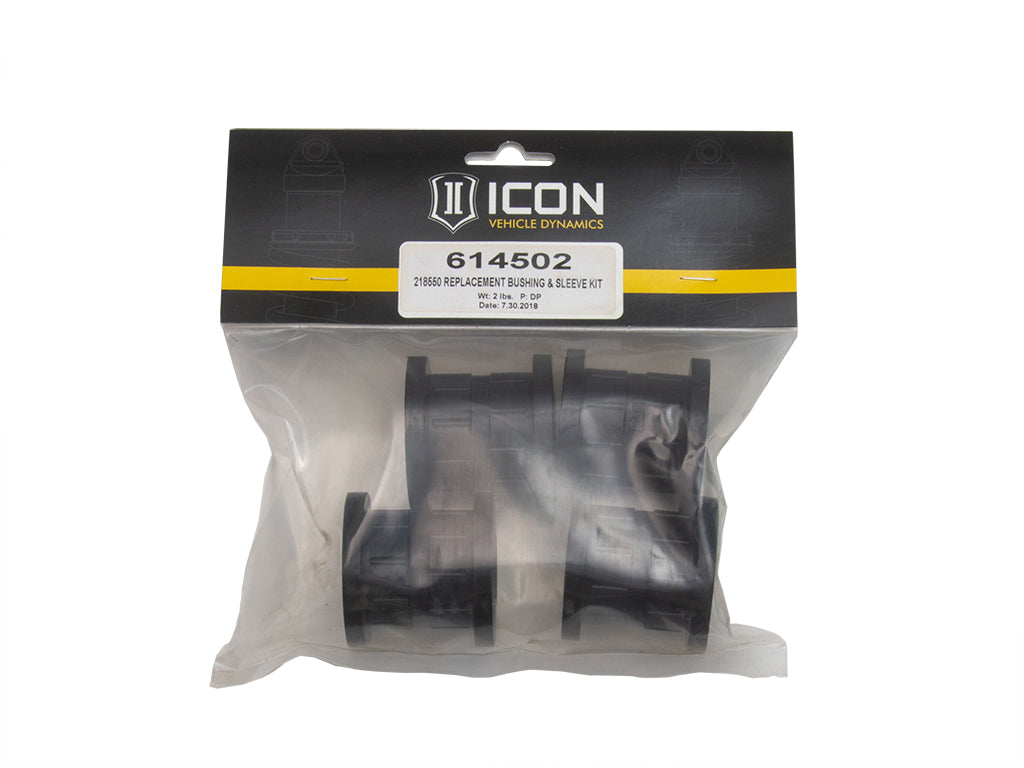 ICON Vehicle Dynamics 614502 - 218550 REPLACEMENT BUSHING AND SLEEVE KIT 1