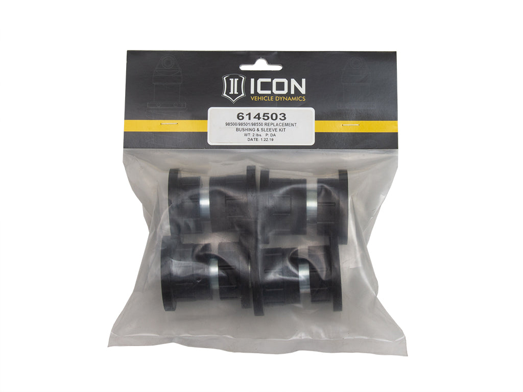 ICON Vehicle Dynamics 614503 - 98500/98501/98550 REPLACEMENT BUSHING AND SLEEVE KIT 1