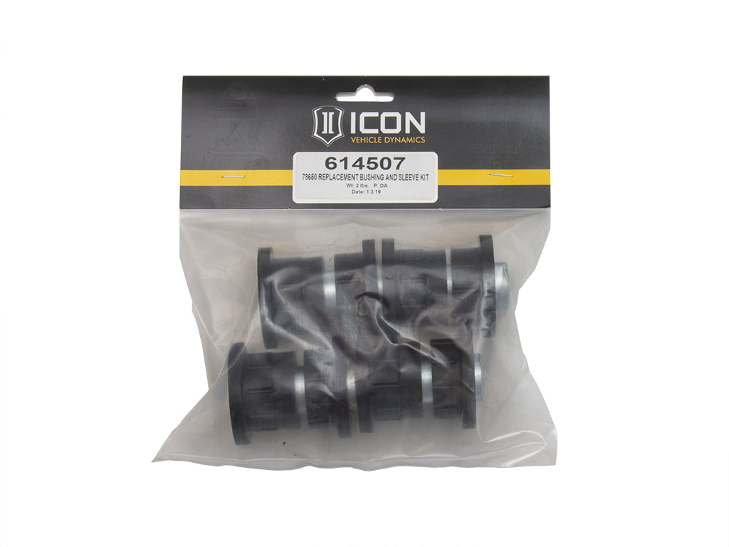 ICON Vehicle Dynamics 614507 - 78650 UCA BUSHING & SLEEVE KIT 1