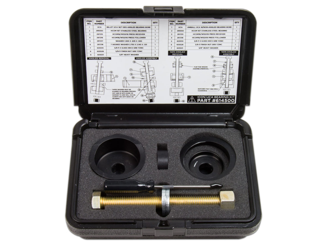 ICON Suspension ICON Vehicle Dynamics 614518 - ON VEHICLE UNIBALL REPLACEMENT TOOL KIT