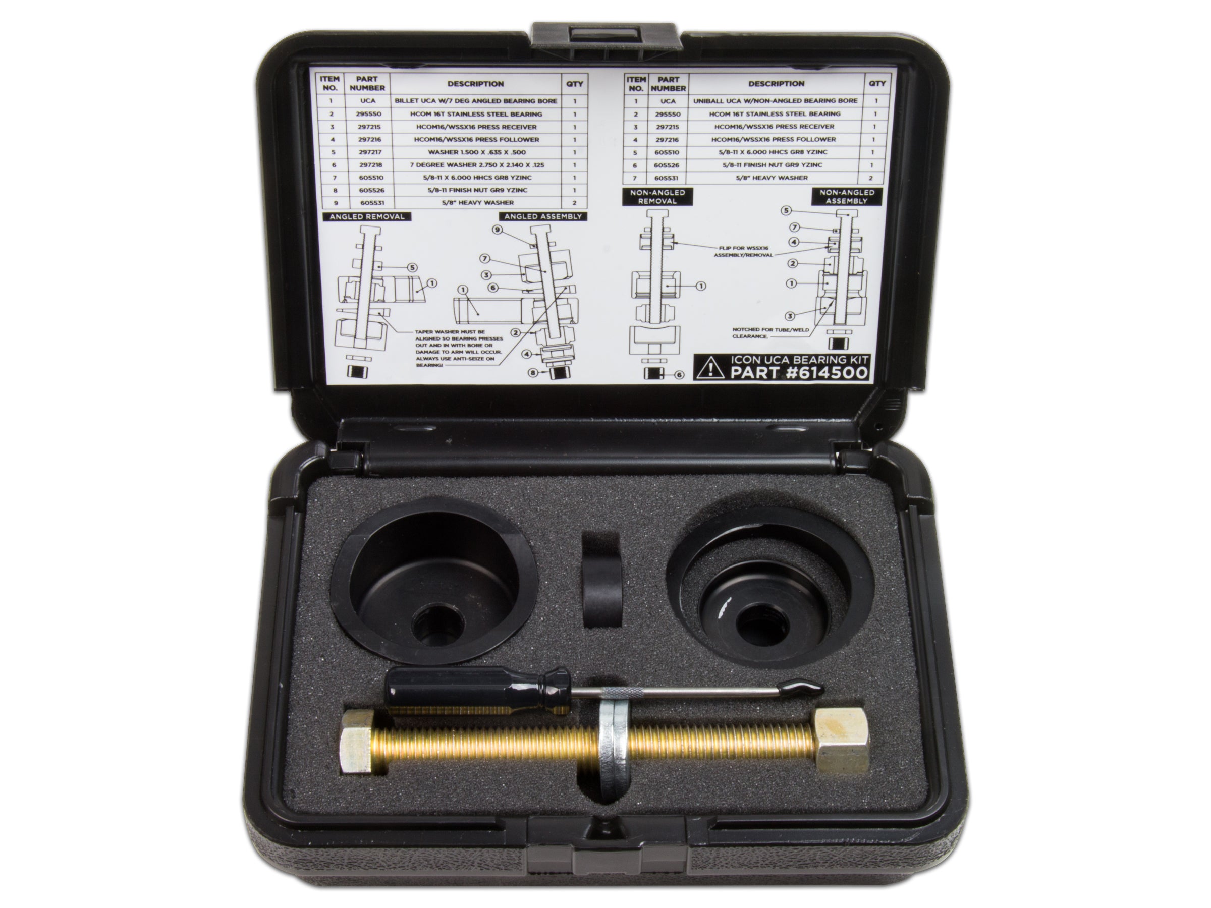ICON Vehicle Dynamics 614518 - ON VEHICLE UNIBALL REPLACEMENT TOOL KIT 1