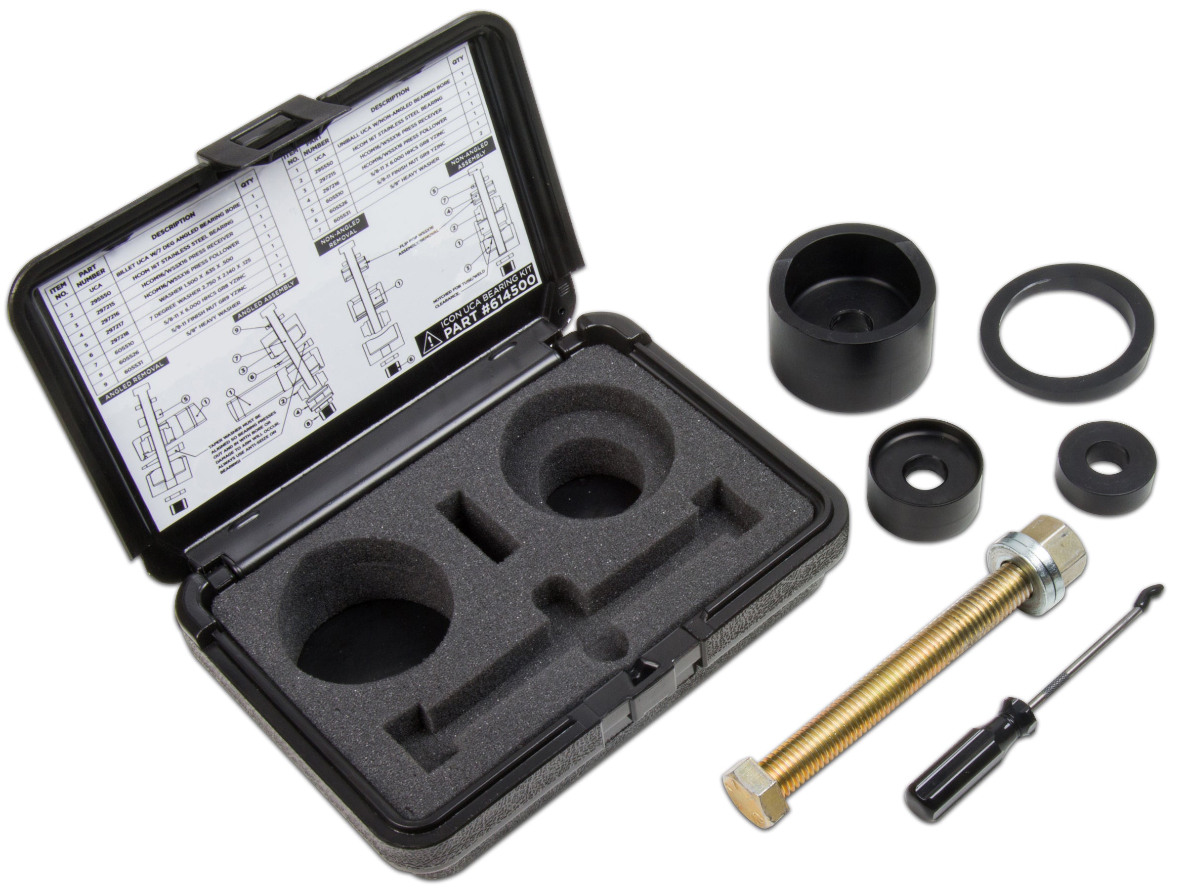 ICON Vehicle Dynamics 614518 - ON VEHICLE UNIBALL REPLACEMENT TOOL KIT 3