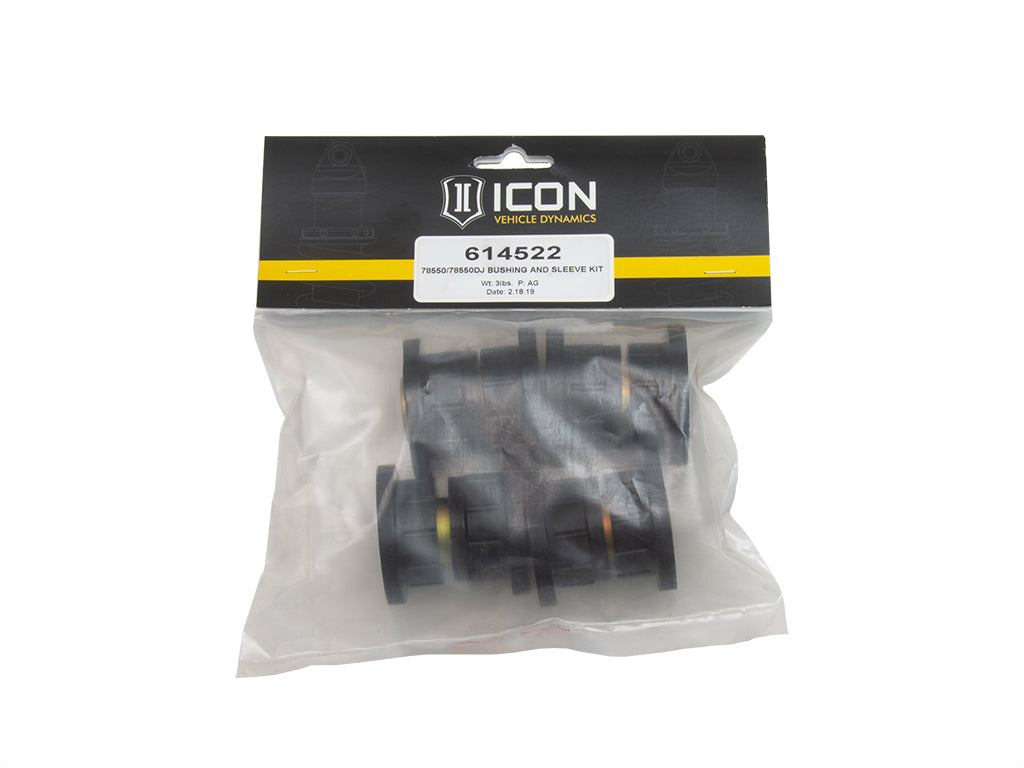 ICON Vehicle Dynamics 614522 - 78550/78550DJ BUSHING AND SLEEVE KIT 1