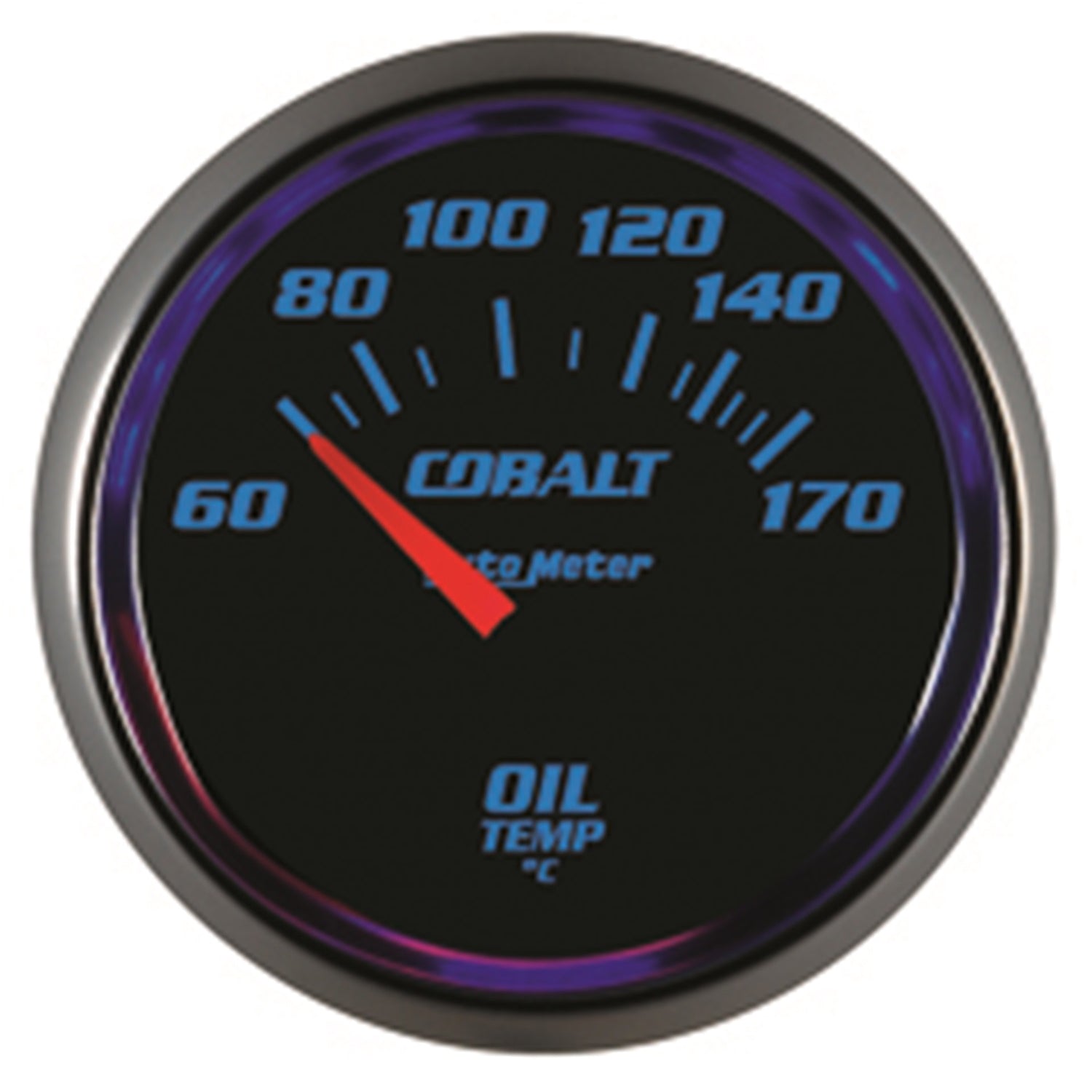 AutoMeter 6148-M - GAUGE, OIL TEMP, 2 1/16", 60-170?C, ELECTRIC, COBALT 3