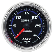 AutoMeter 6161 - GAUGE, FUEL PRESSURE, 2 1/16", 30PSI, DIGITAL STEPPER MOTOR, COBALT 3