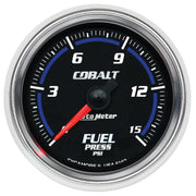 AutoMeter 6162 - GAUGE, FUEL PRESSURE, 2 1/16", 15PSI, DIGITAL STEPPER MOTOR, COBALT 3