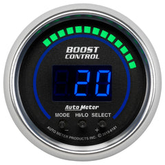 AutoMeter 6181 - GAUGE, BOOST CONTROLLER, 2 1/16", 30INHG-30PSI, INCL. SOLENOID, DIGITAL, COBALT