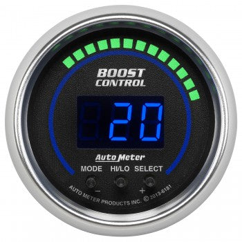 AutoMeter 6181 - GAUGE, BOOST CONTROLLER, 2 1/16", 30INHG-30PSI, INCL. SOLENOID, DIGITAL, COBALT 4