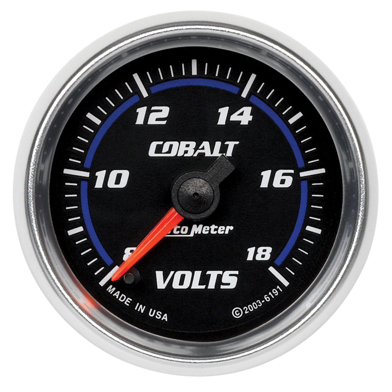 AutoMeter 6191 - GAUGE, VOLTMETER, 2 1/16", 18V, DIGITAL STEPPER MOTOR, COBALT 3