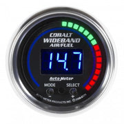 AutoMeter 6197 - GAUGE, AIR/FUEL RATIO-PRO PLUS, 2 1/16", 10:1-20:1, DIGITAL W/ PK & WRN, COBALT 4