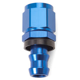 6AN Twist-Lok Straight Hose Ends With Blue Finish