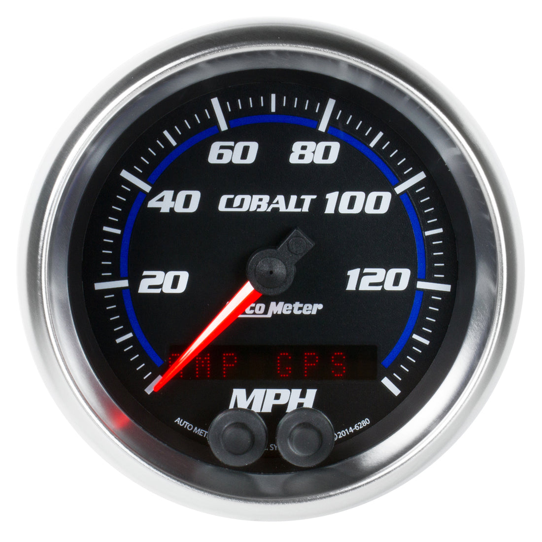 AutoMeter 6280 - GAUGE, SPEEDOMETER, 3 3/8", 140MPH, GPS, COBALT 3